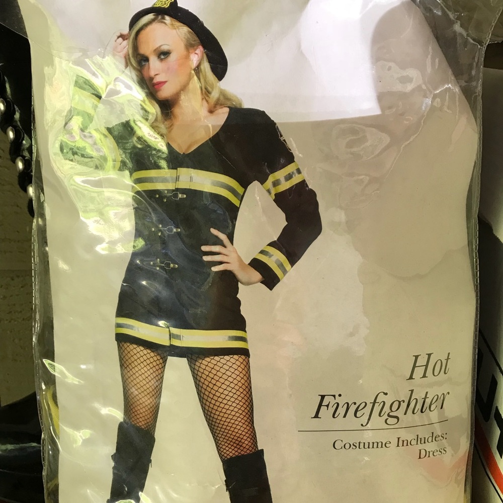 Hot firefighter costume